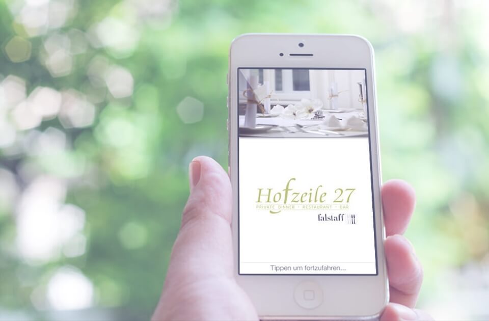 Bild vom Projekt Hofzeile 27 App