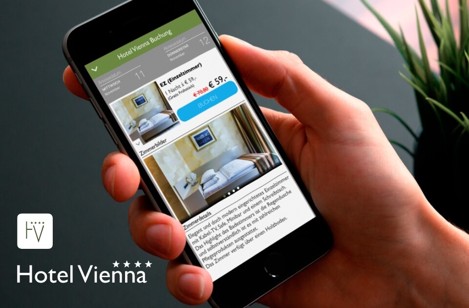 Bild vom Projekt Hotel Vienna App